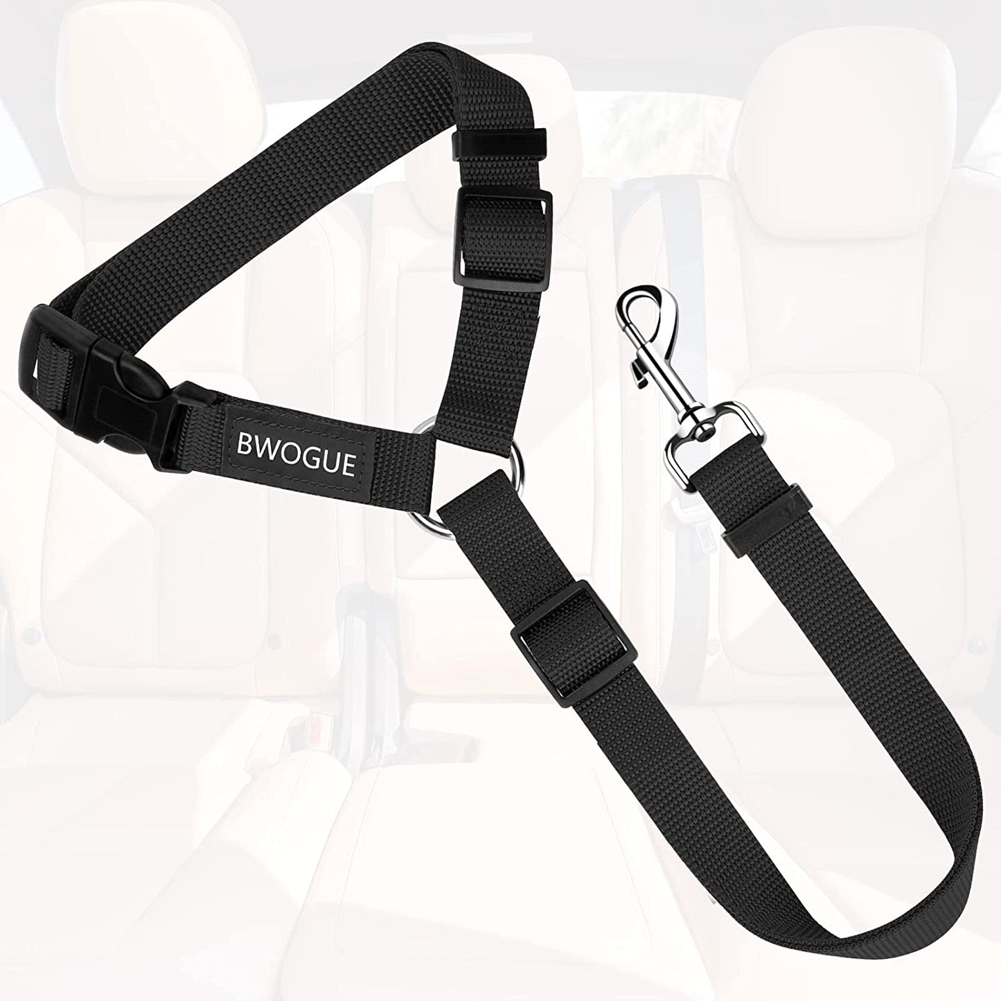 Dog Seat Belt for Car, Headrest Restraint Safety Lead, Dogs Cats