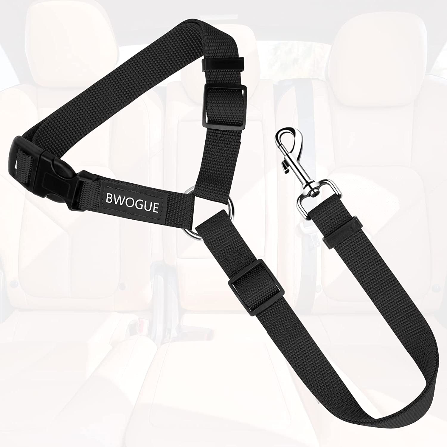 Dog Seat Belt for Car, Headrest Restraint Safety Lead, Dogs Cats